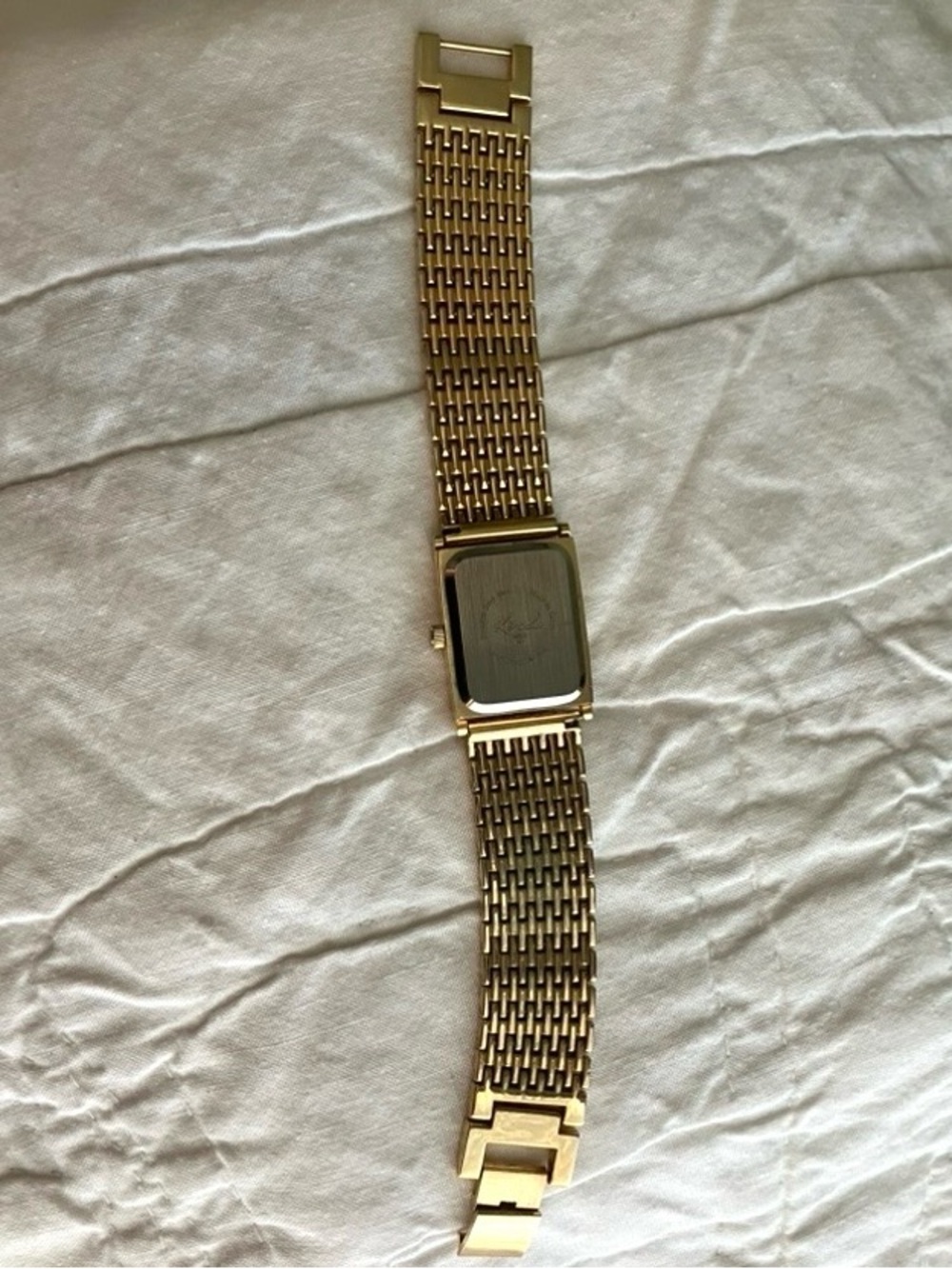 Kim Rodgers Gold Tone Squared Face Quartz Watch - Picture 9 of 9